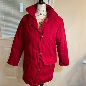 Eddie Bauer Women’s Coat Size M Red Good used condition.